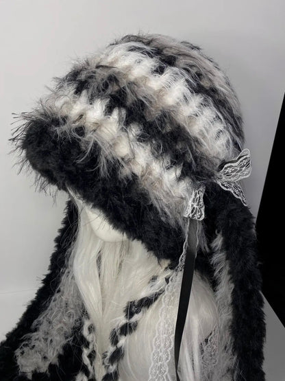 Lace Bunny Crochet Hat