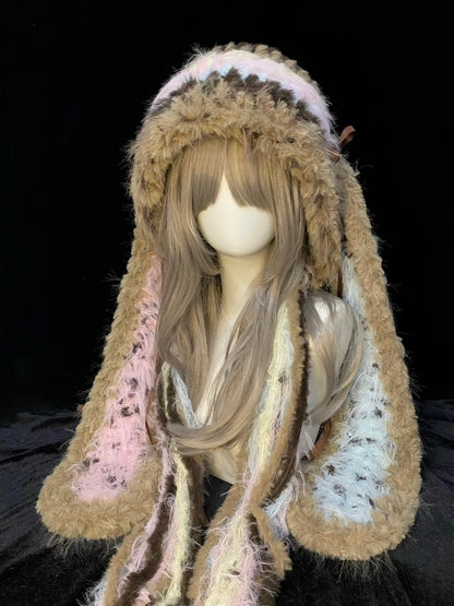 Ice Cream Bunny Crochet Hat