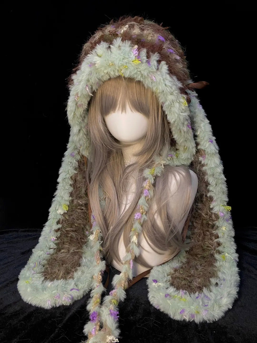 Forest Bunny Crochet Hat