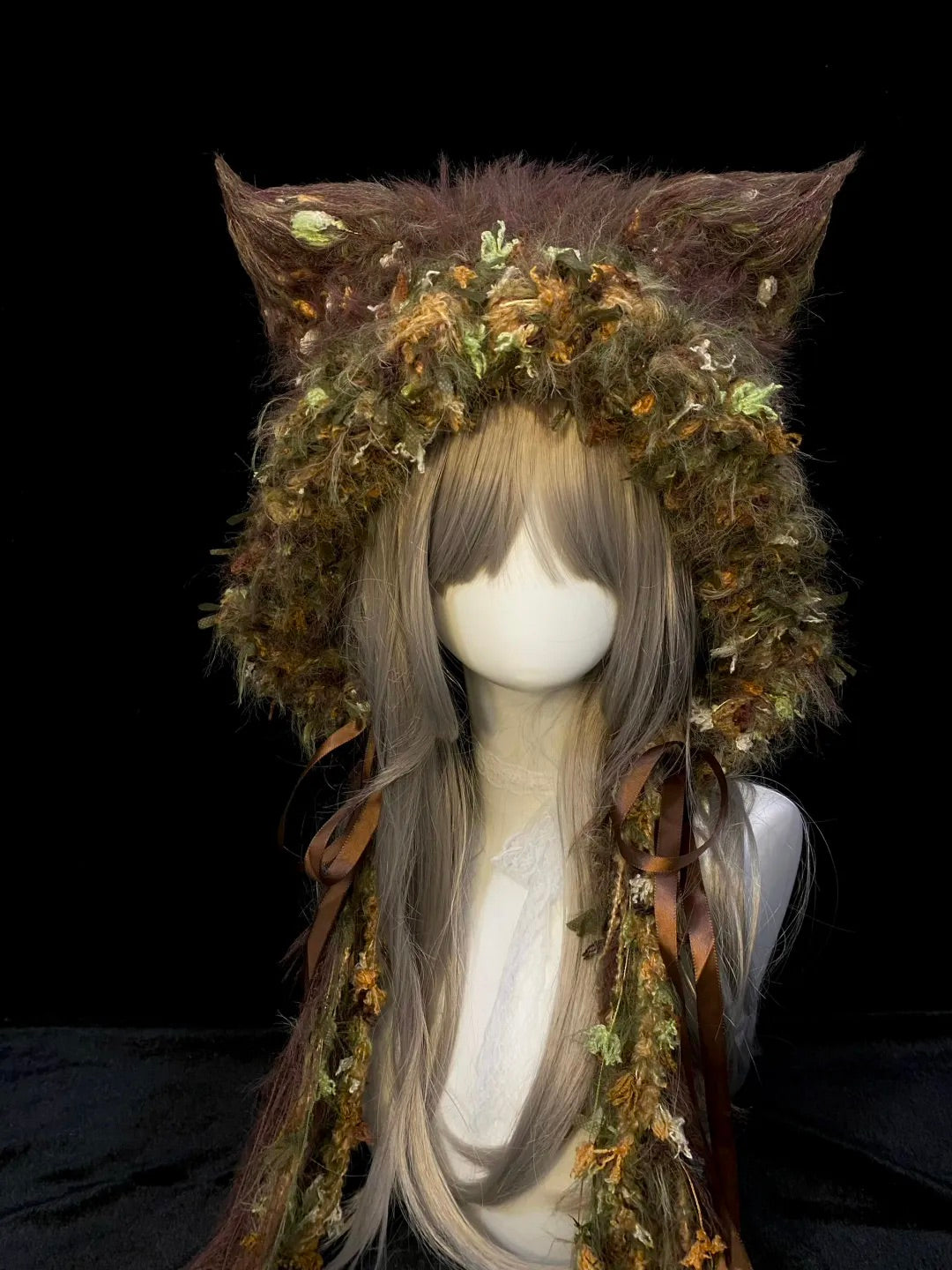 Forest Fox Ear Crochet Hat