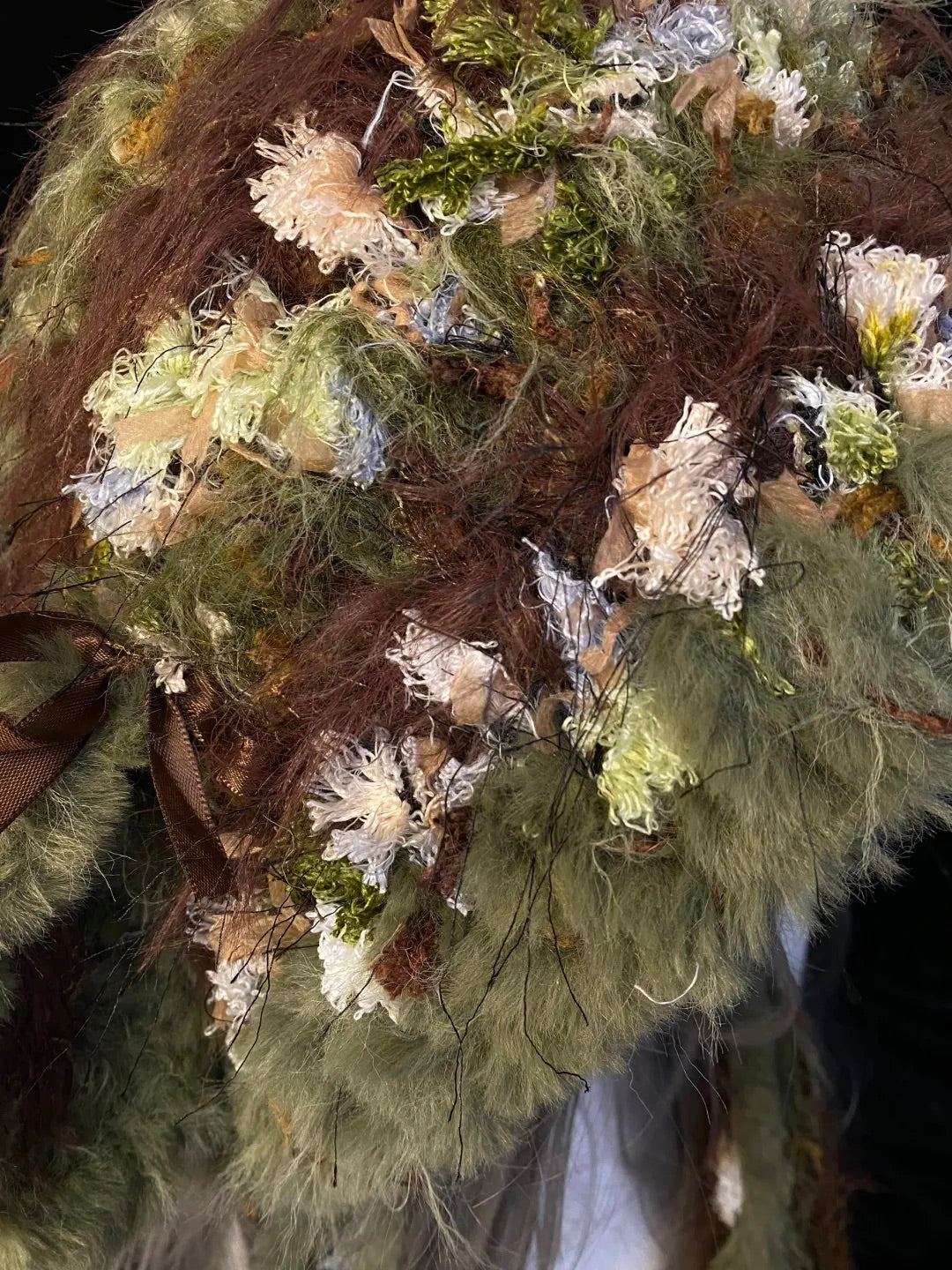 Forest Lamb Ear Crochet Hat