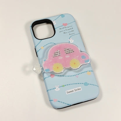 Cute Rabbit Double layer Phone Case
