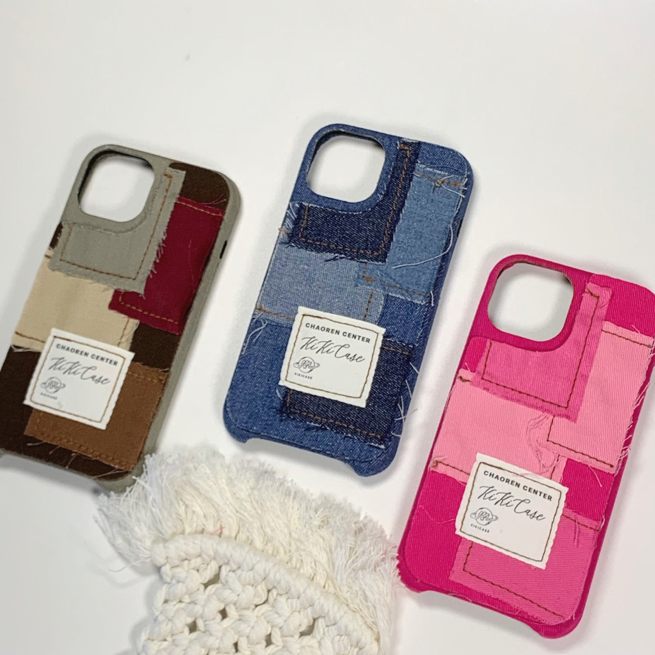 Denim Patchwork Phone Case