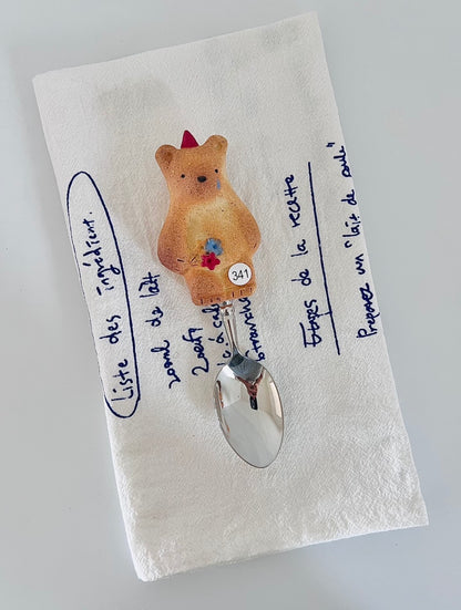 Ceramic Cookie Bear Spoon