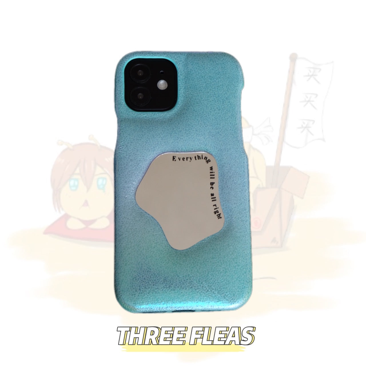 Metallic Color Mirror Inlay Phone Case
