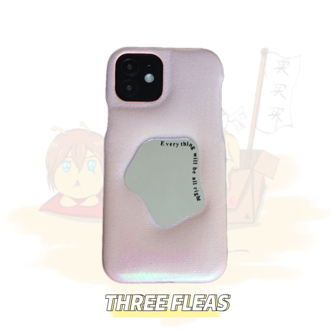 Metallic Color Mirror Inlay Phone Case