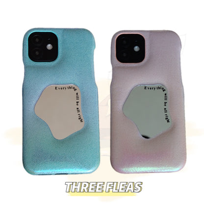 Metallic Color Mirror Inlay Phone Case