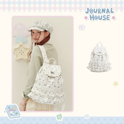 Vanwalk Lace Polka Dot Ballerina Backpack | Bag | Three Fleas