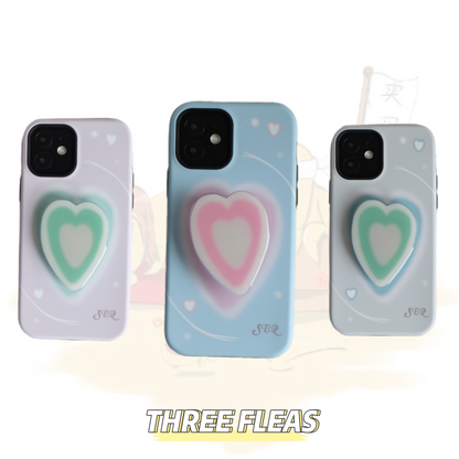 Heart Star Printed Double Layer Phone Case