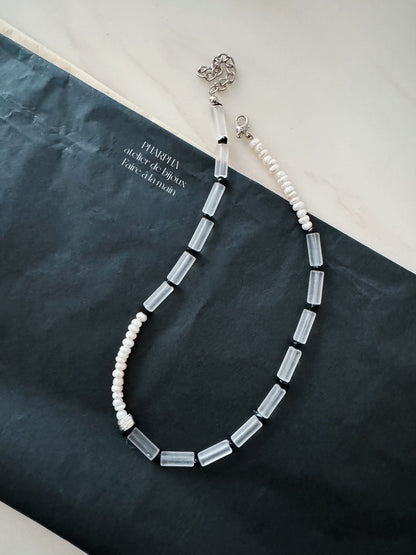 Ice Color Beaded Necklace