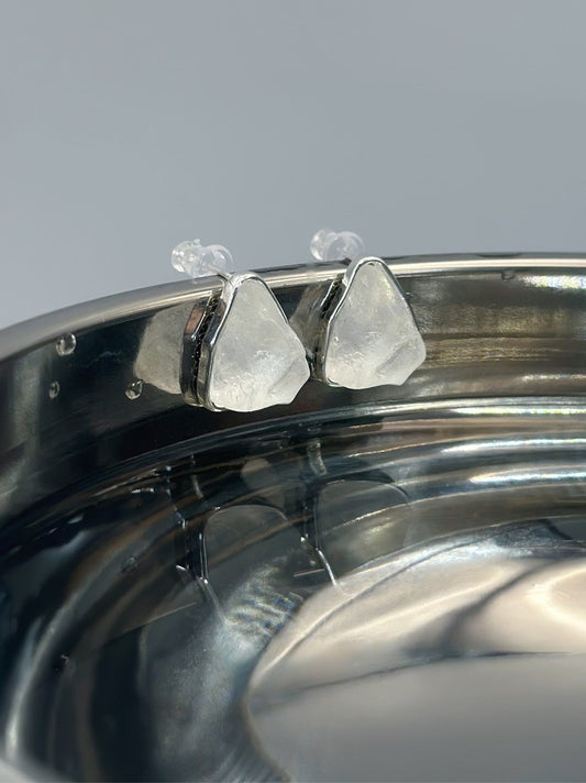 Iceberg Silver Earrings