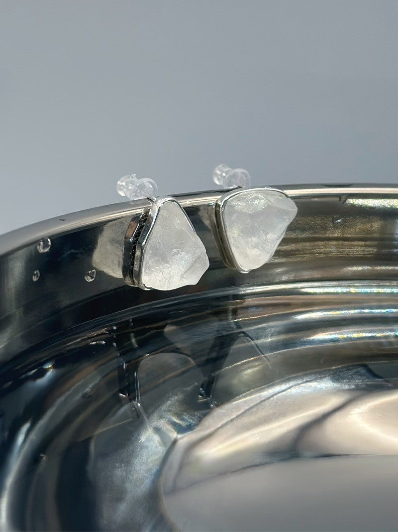 Iceberg Silver Earrings