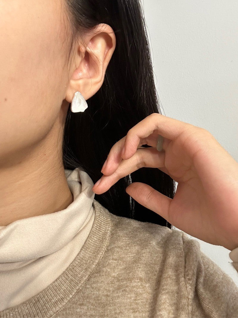 Iceberg Silver Earrings