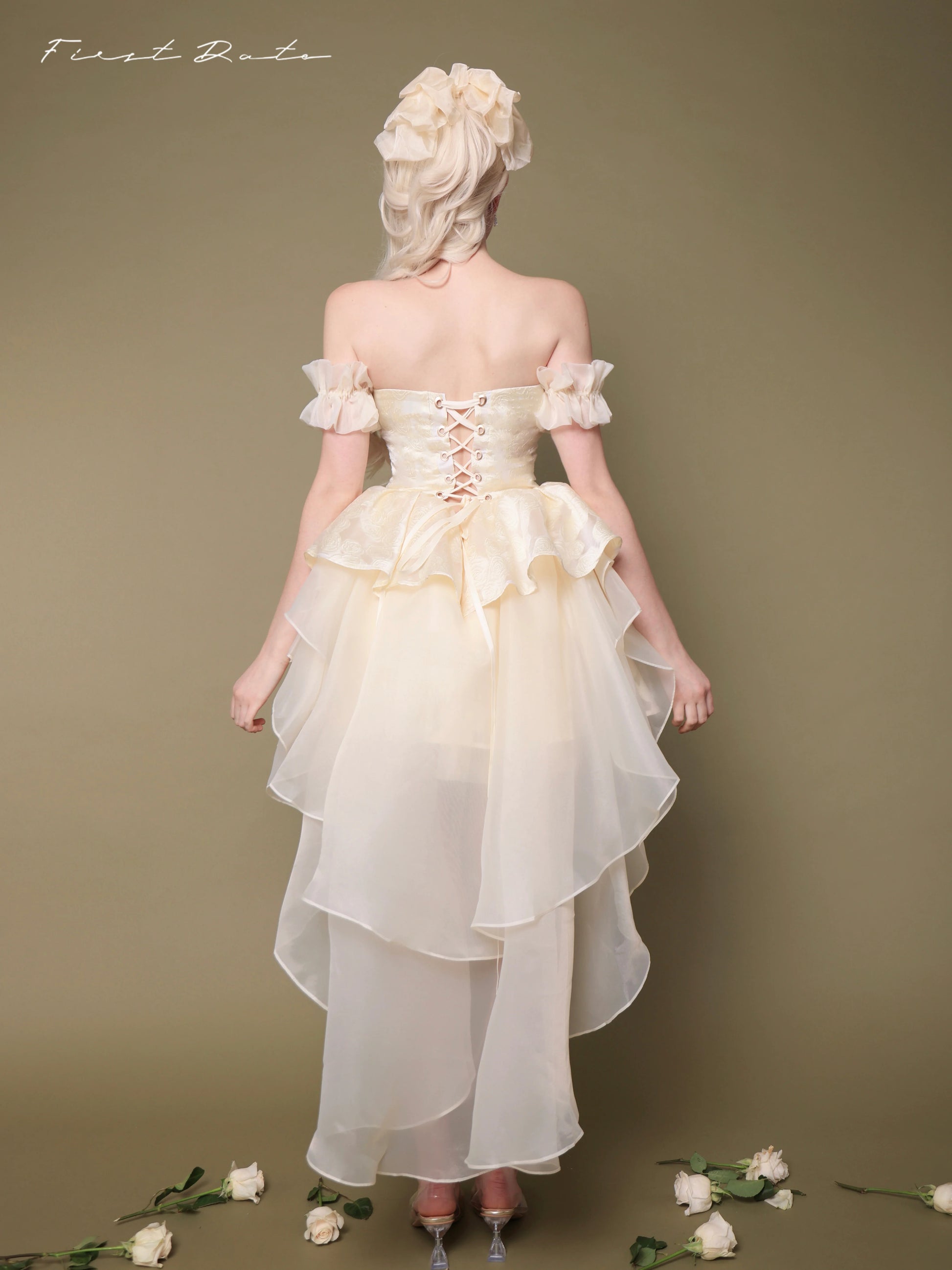 Isabella Lace-Up Back Princess Gown | Dress | Three Fleas Isabella Lace-Up Back Princess Gown | Dress | Three Fleas