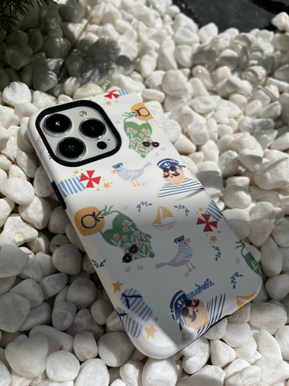 Island Party Printed Double Layer Phone Case
