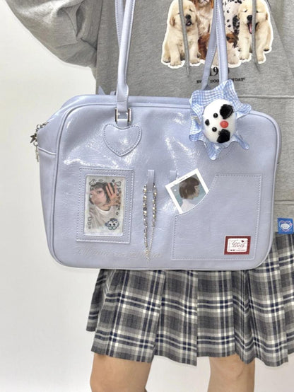 JK Uniform Style Boston Shoulder Ita Bag