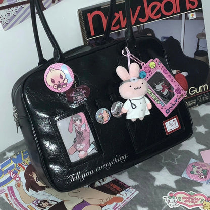 JK Uniform Style Boston Shoulder Ita Bag