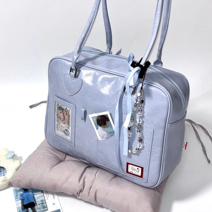 JK Uniform Style Boston Shoulder Ita Bag