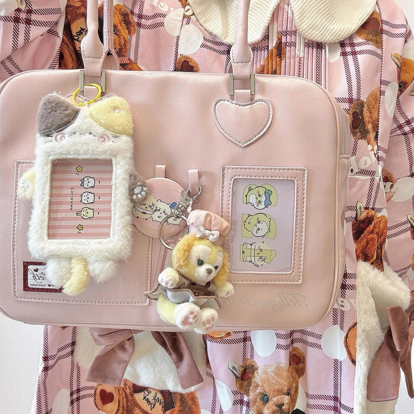 JK Uniform Style Boston Shoulder Ita Bag