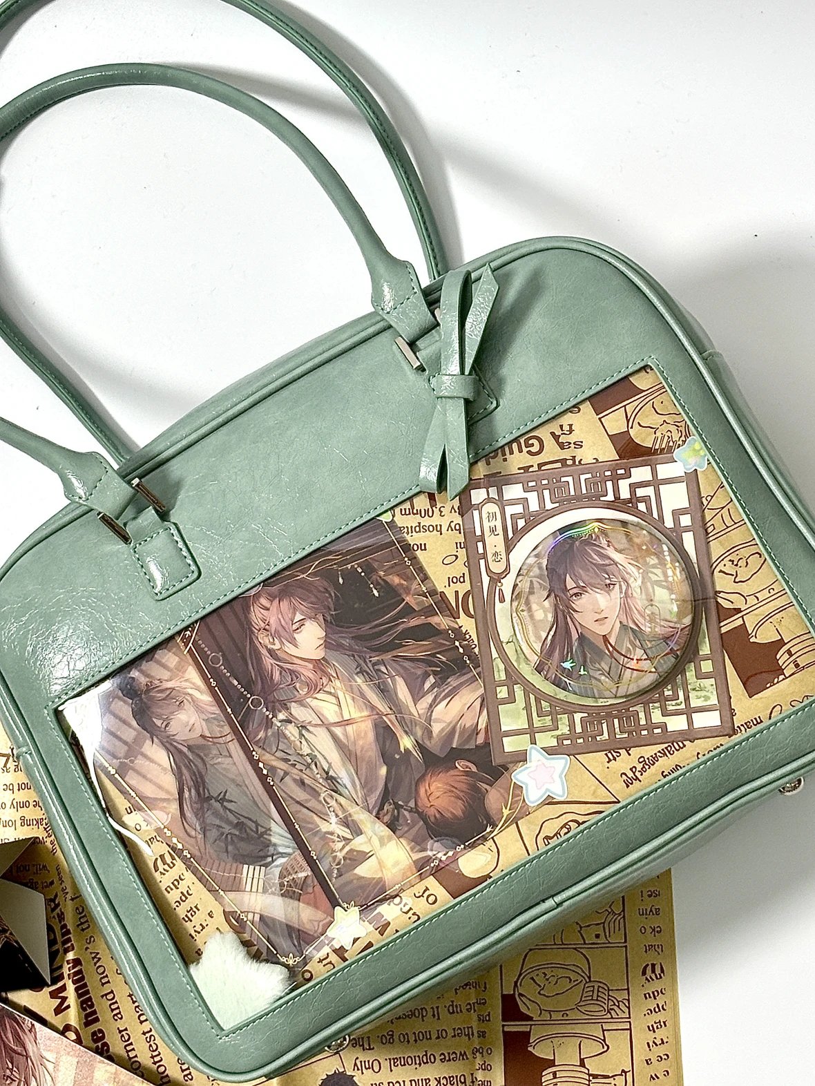JK Uniform Style Boston Shoulder Ita Bag