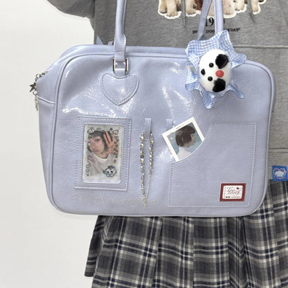 JK Uniform Style Boston Shoulder Ita Bag