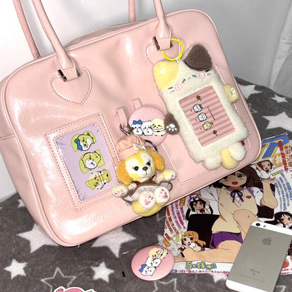 JK Uniform Style Boston Shoulder Ita Bag