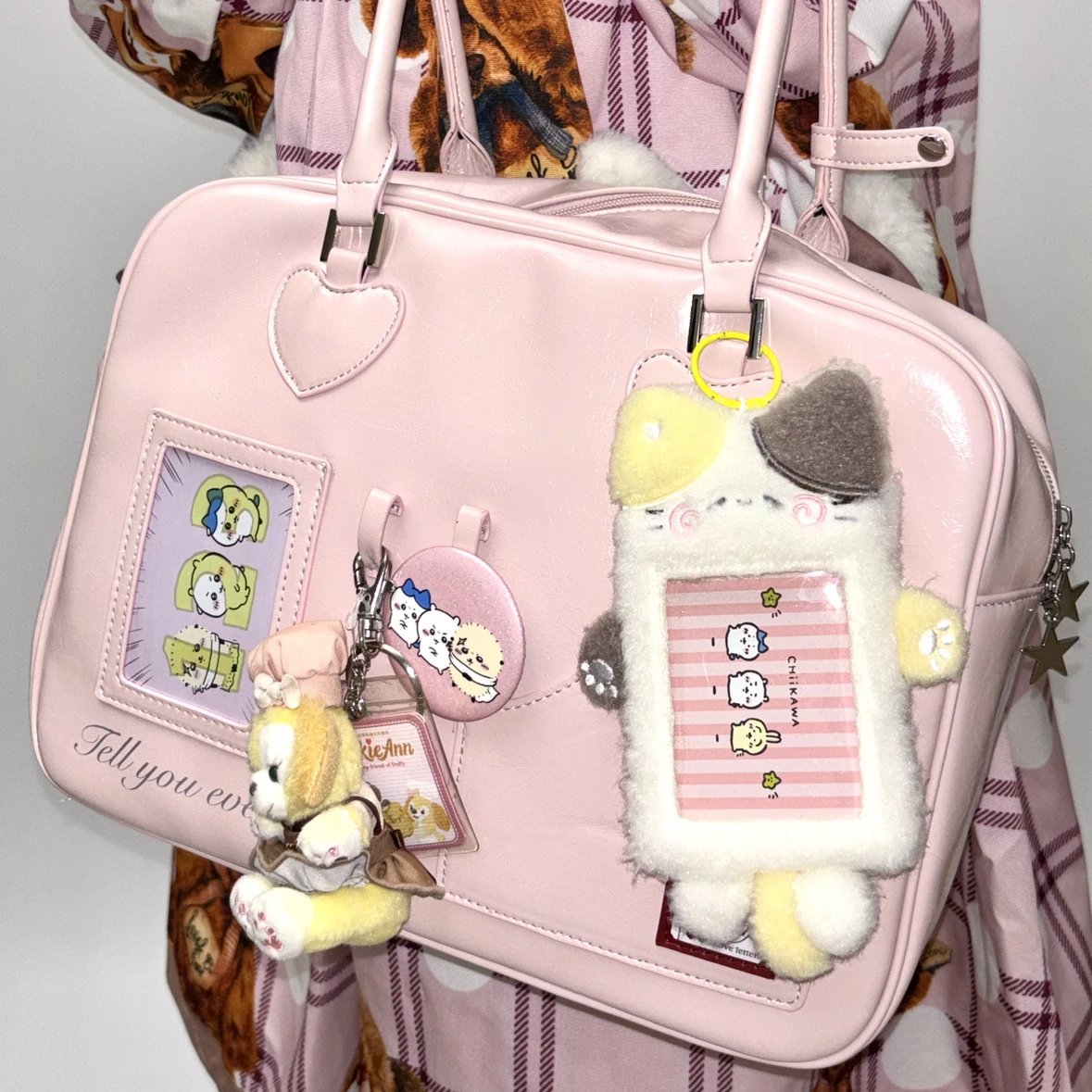 JK Uniform Style Boston Shoulder Ita Bag