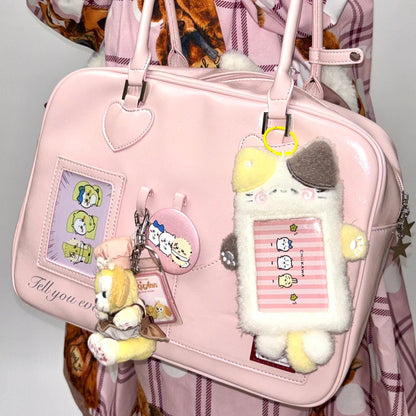 JK Uniform Style Boston Shoulder Ita Bag