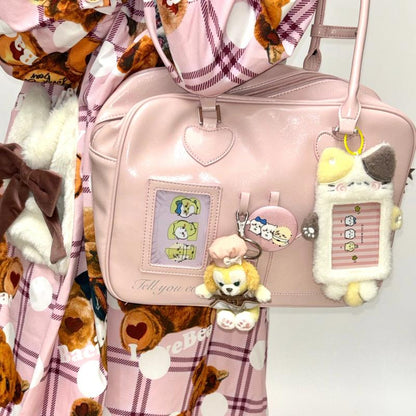 JK Uniform Style Boston Shoulder Ita Bag