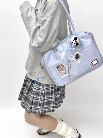 JK Uniform Style Boston Shoulder Ita Bag