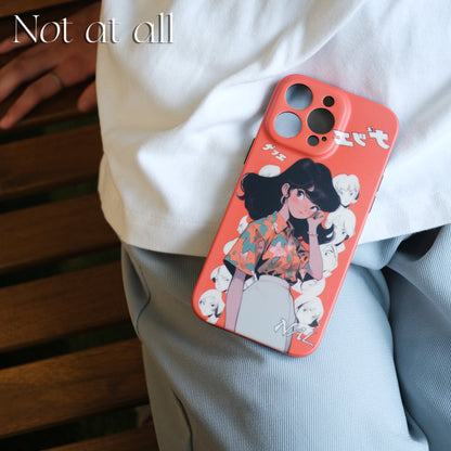 Japanese Cartoon Girl Printed Phone Case