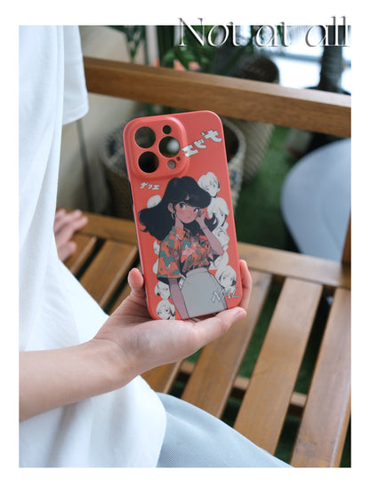 Japanese Cartoon Girl Printed Phone Case