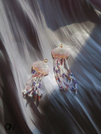 Jellyfish MIYUKI Beaded Earrings