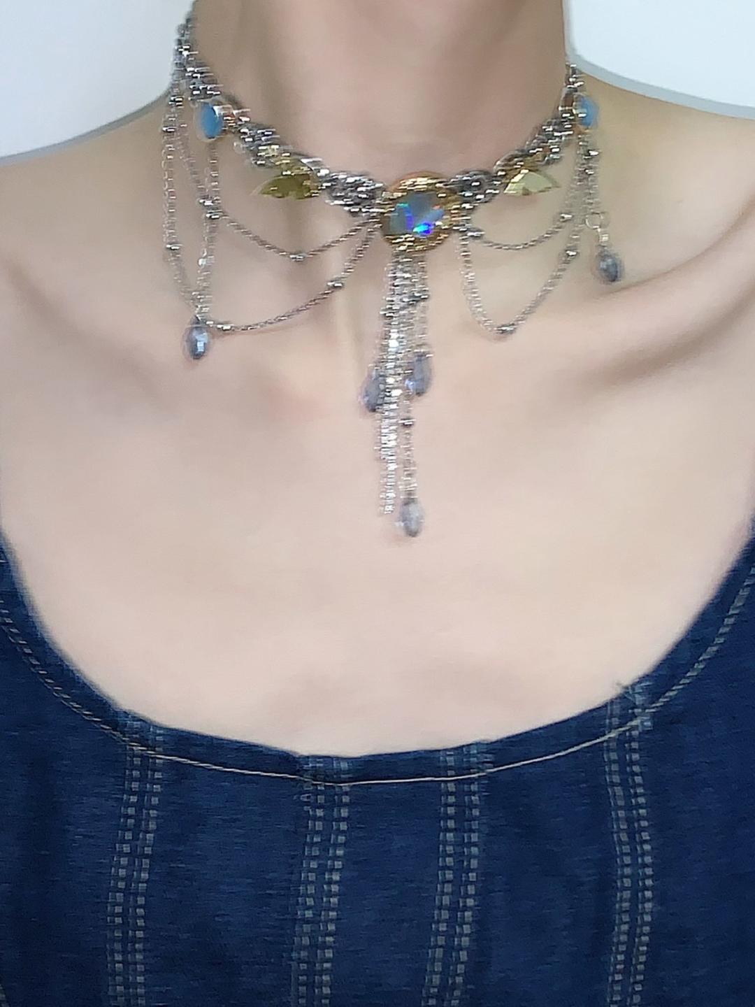 Jellyfish Tassel Necklace Waist Chain