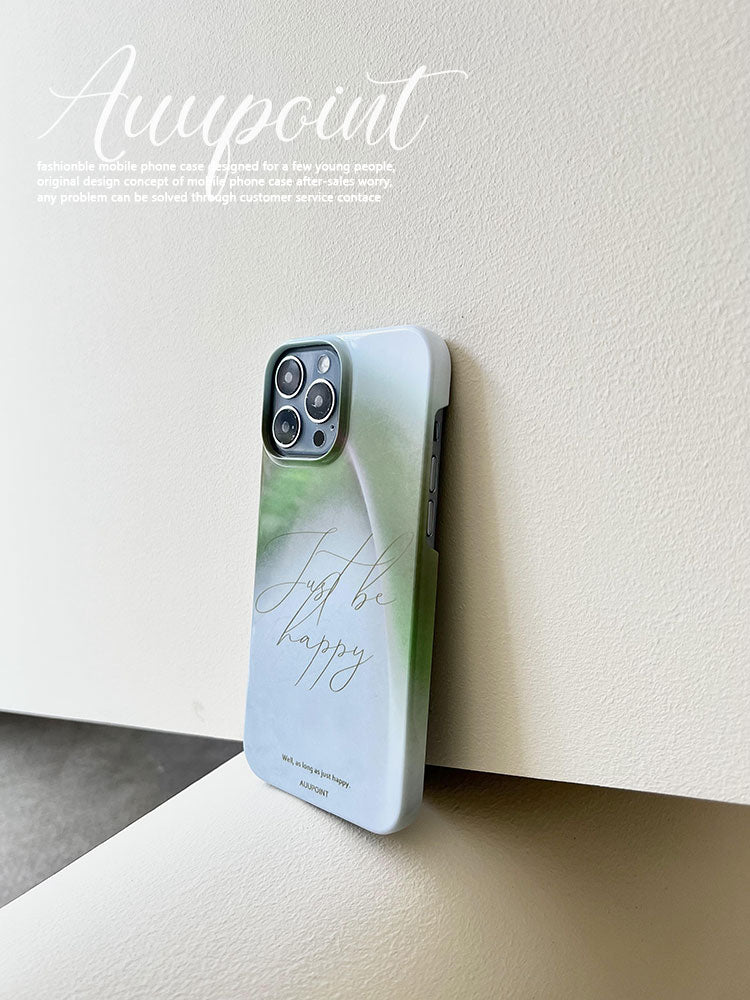 Just Be Happy Printed Phone Case