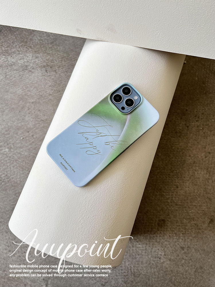 Just Be Happy Printed Phone Case