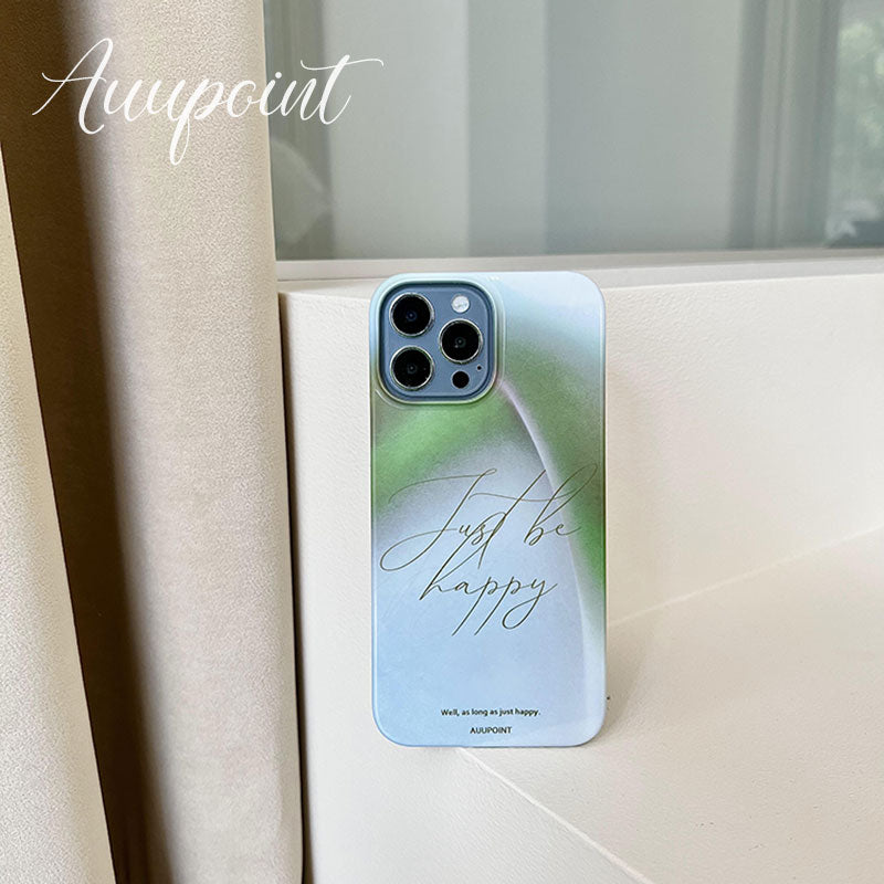 Just Be Happy Printed Phone Case