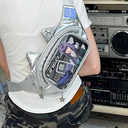 Kawaii Cat-Shaped Sling Ita Bag