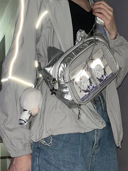 Kawaii Cat-Shaped Sling Ita Bag