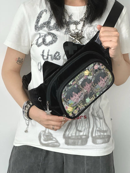Kawaii Cat-Shaped Sling Ita Bag