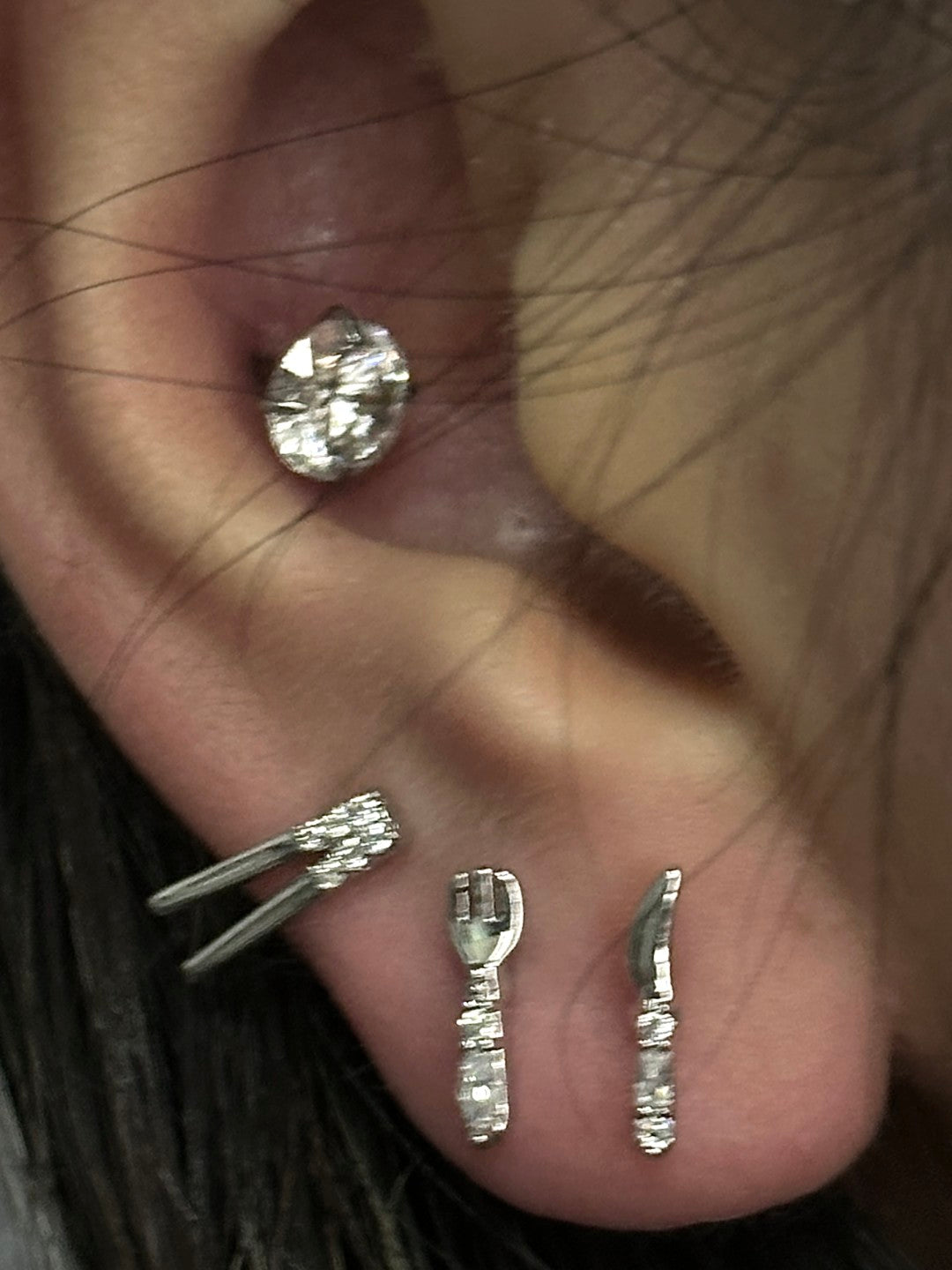 Knife, Fork and Chopsticks Earrings