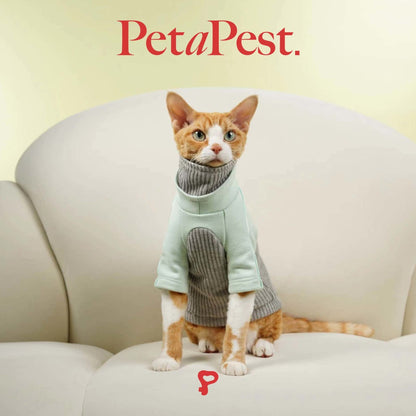 Knitted Cat Sweatshirt