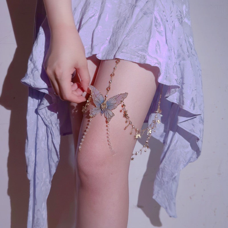 Lady Butterfly Daise Leg Chain