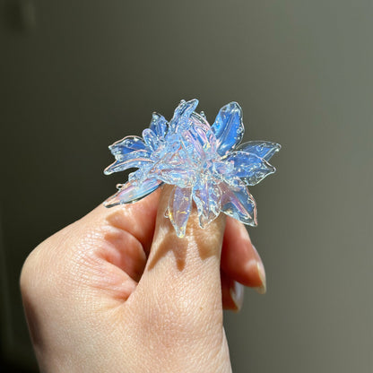 Flamework Glass Lily Ring