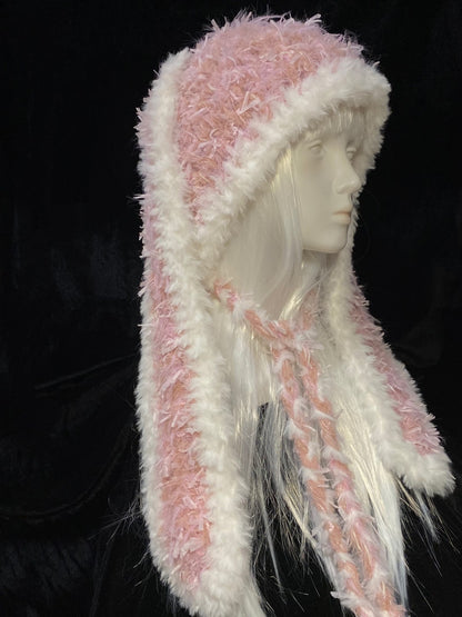 Large Bunny Ears Handmade Crochet Hat