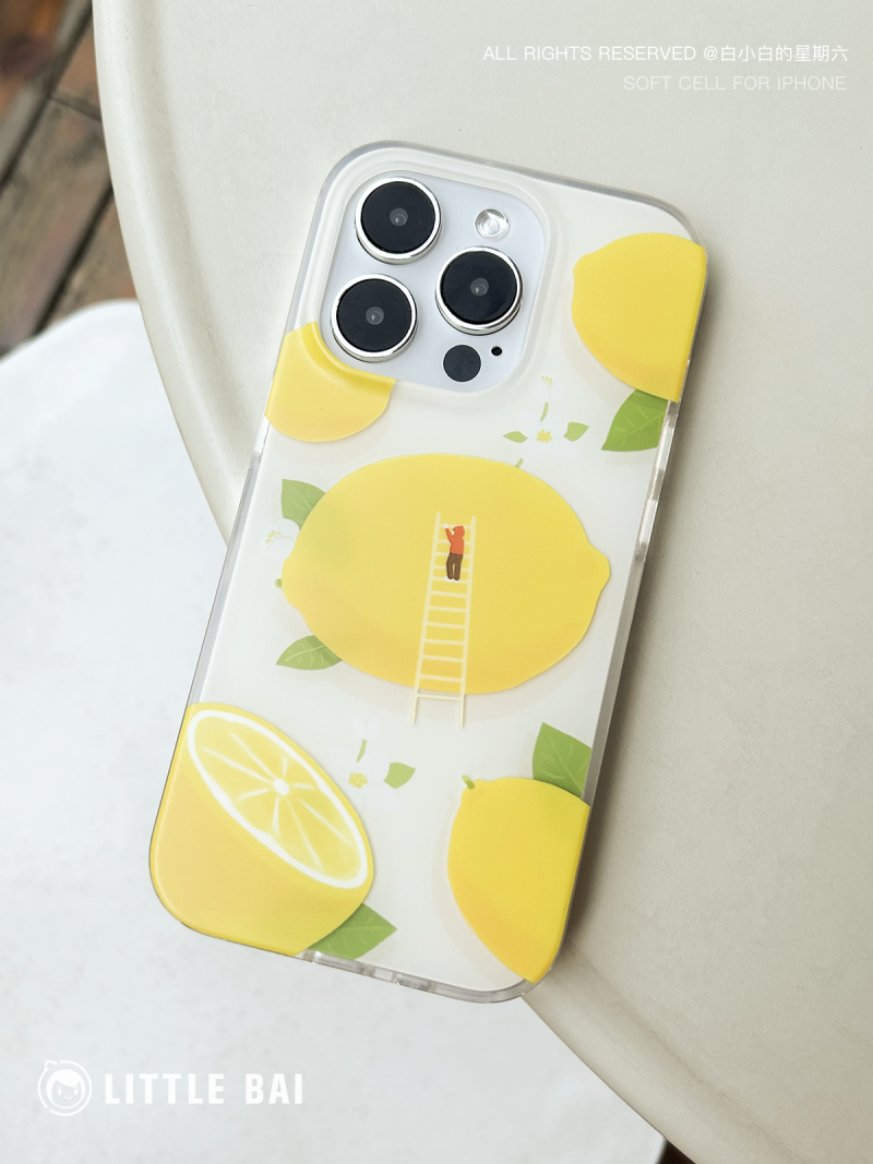 Lemon Printed Phone Case