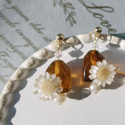 Little Daisy Resin Necklace