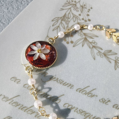 Little Daisy Resin Necklace