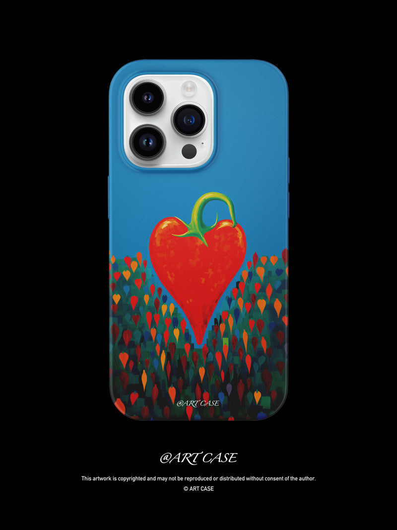 Love Chili Printed Phone Case