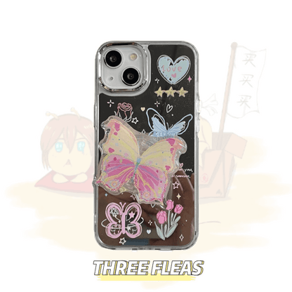Love butterfly summer vibe mirror phone case